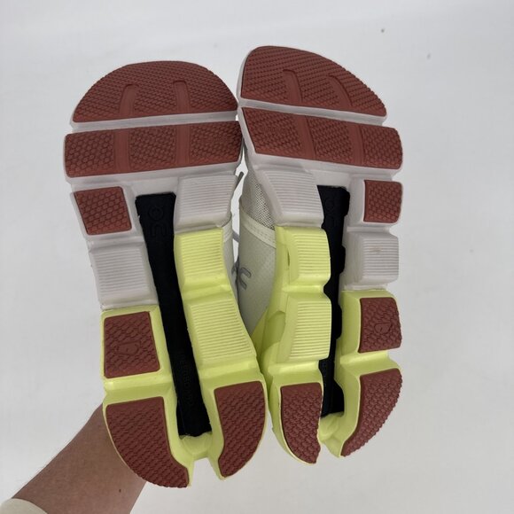 On Womens Size 7.5 Cloudflyer White Yellow Running Athletic Shoes Sneakers Flaw - Picture 8 of 9